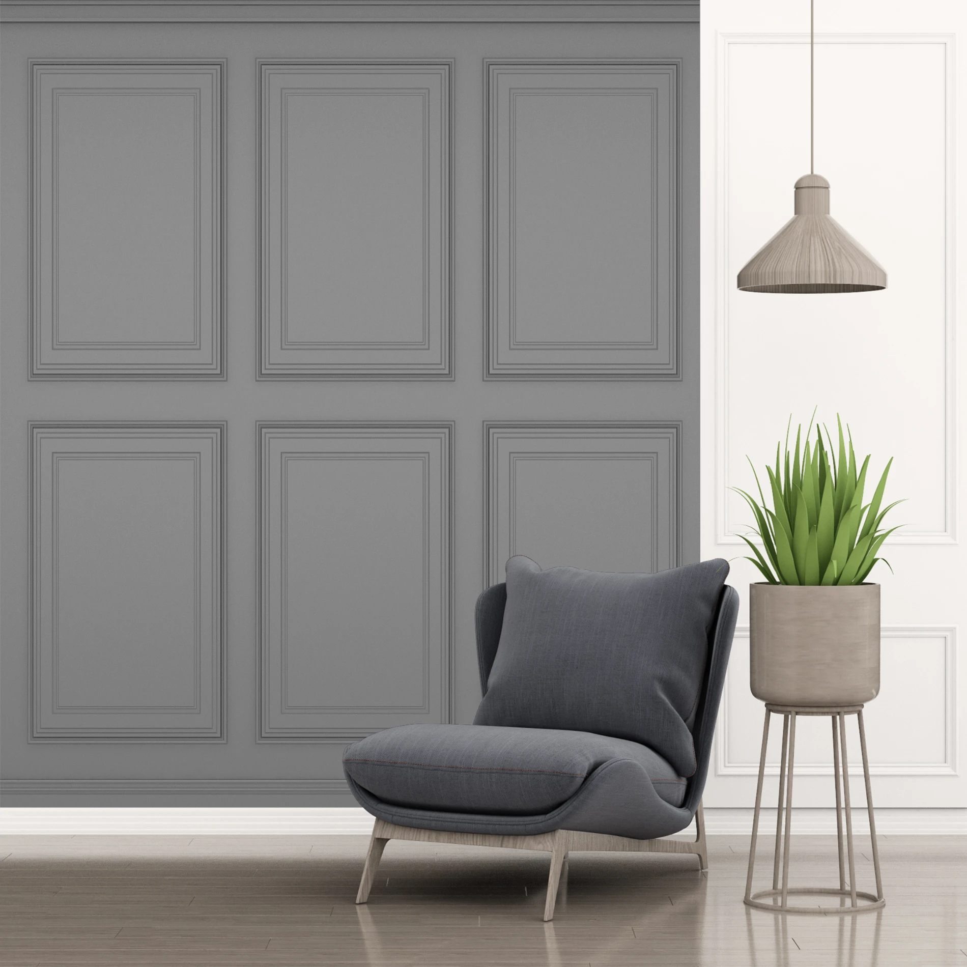 Duvar Kağıdı Çıta Desen (Model -9005)