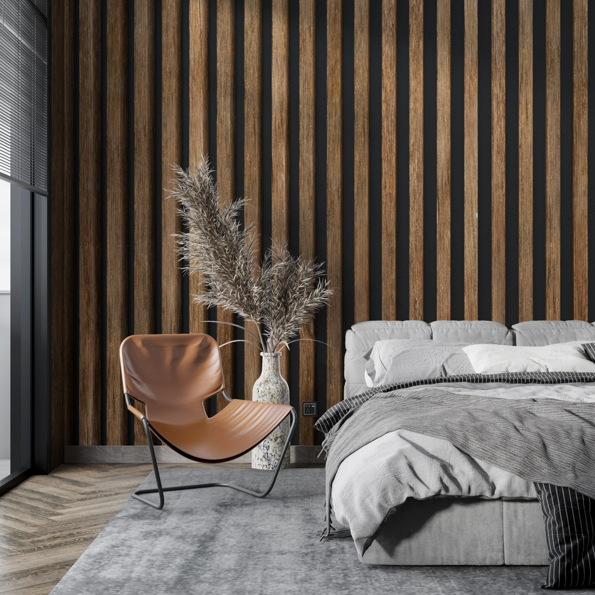 Duvar Kağıdı Çıta Desen (Model -9008)