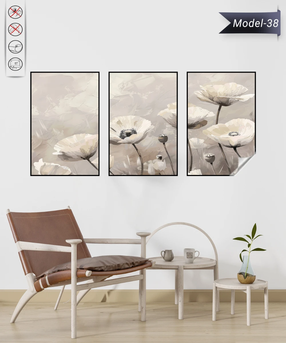 Yapışkanlı Desenli Masa - Sehpa Kaplama (Model- 54)