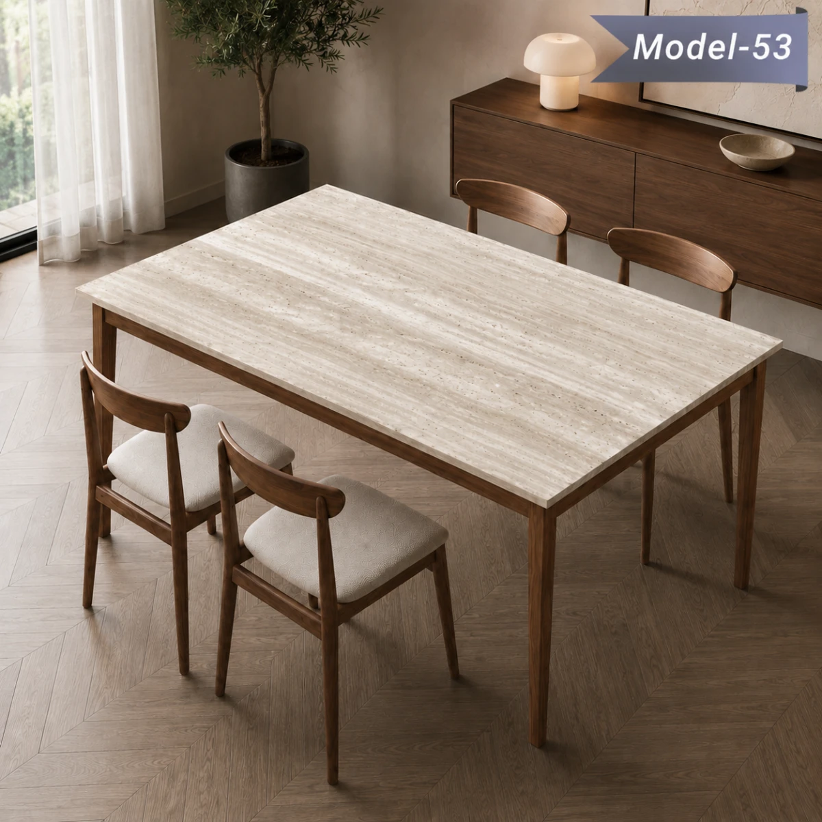 Yapışkanlı Desenli Masa - Sehpa Kaplama (Model- 53)