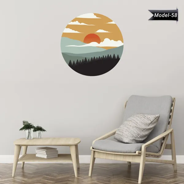 Ev Dekorasyon Bohem Sticker (Model-58)