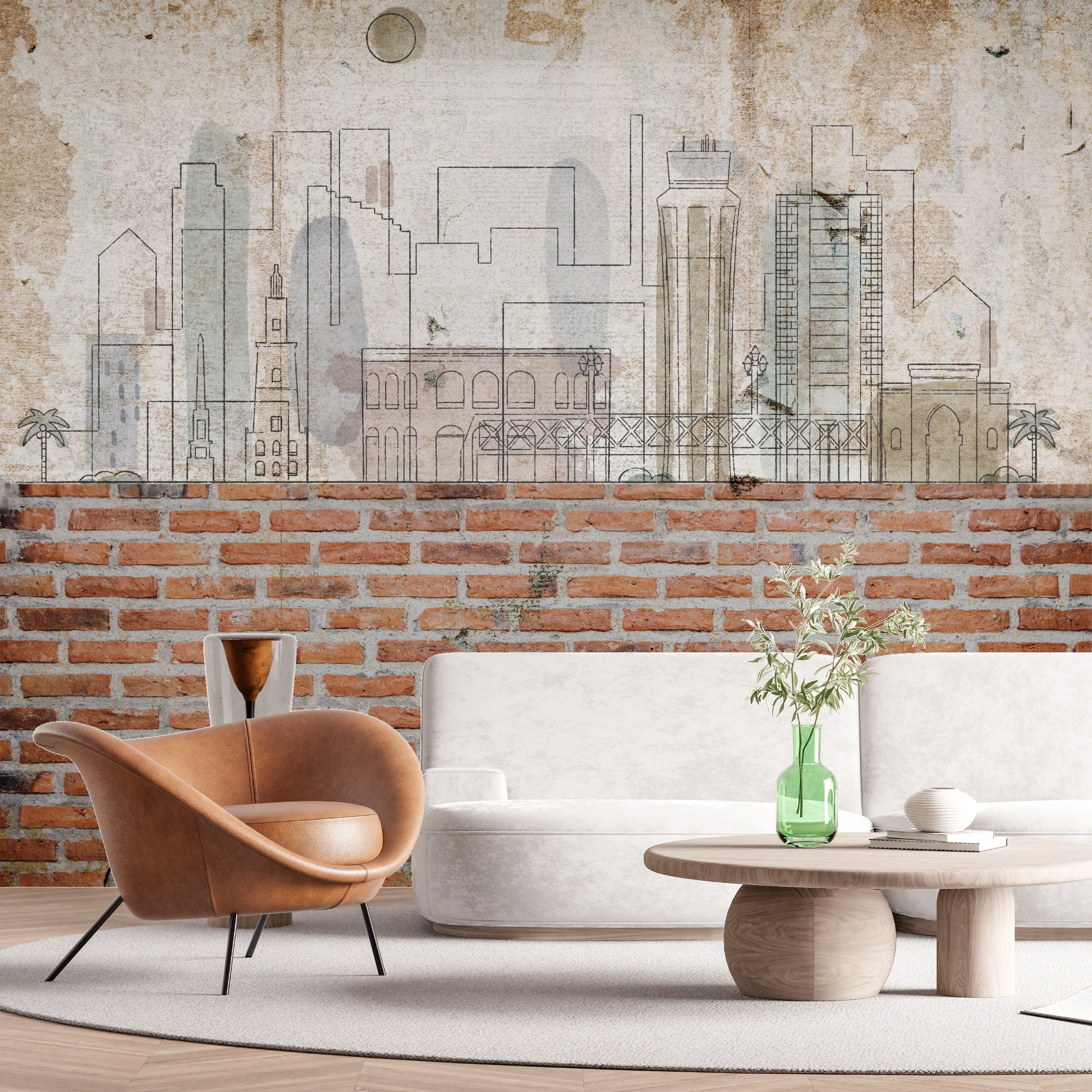 Duvar Kağıdı Taş Desen (Model -4006)