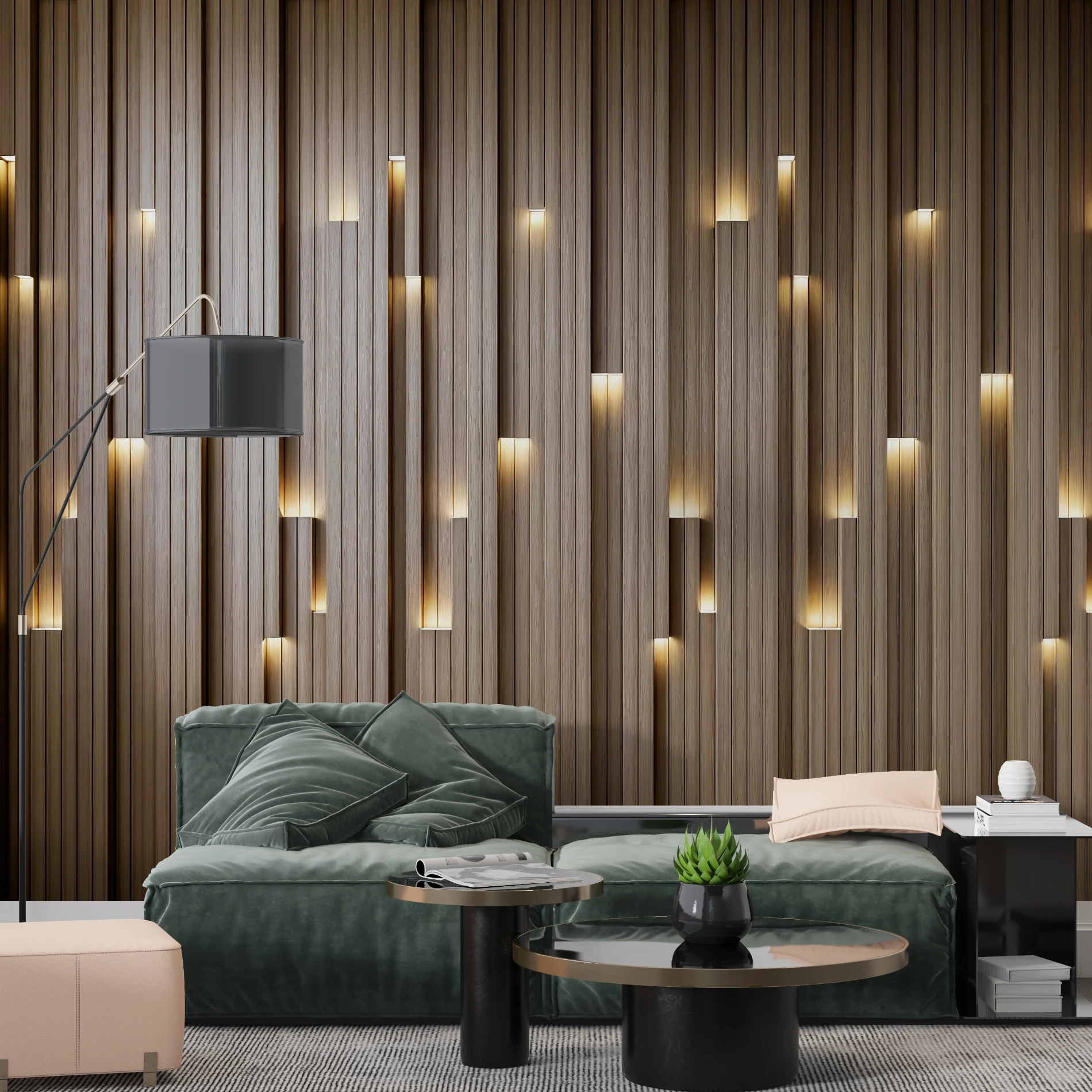 Duvar Kağıdı Çıta Desen (Model -9012)
