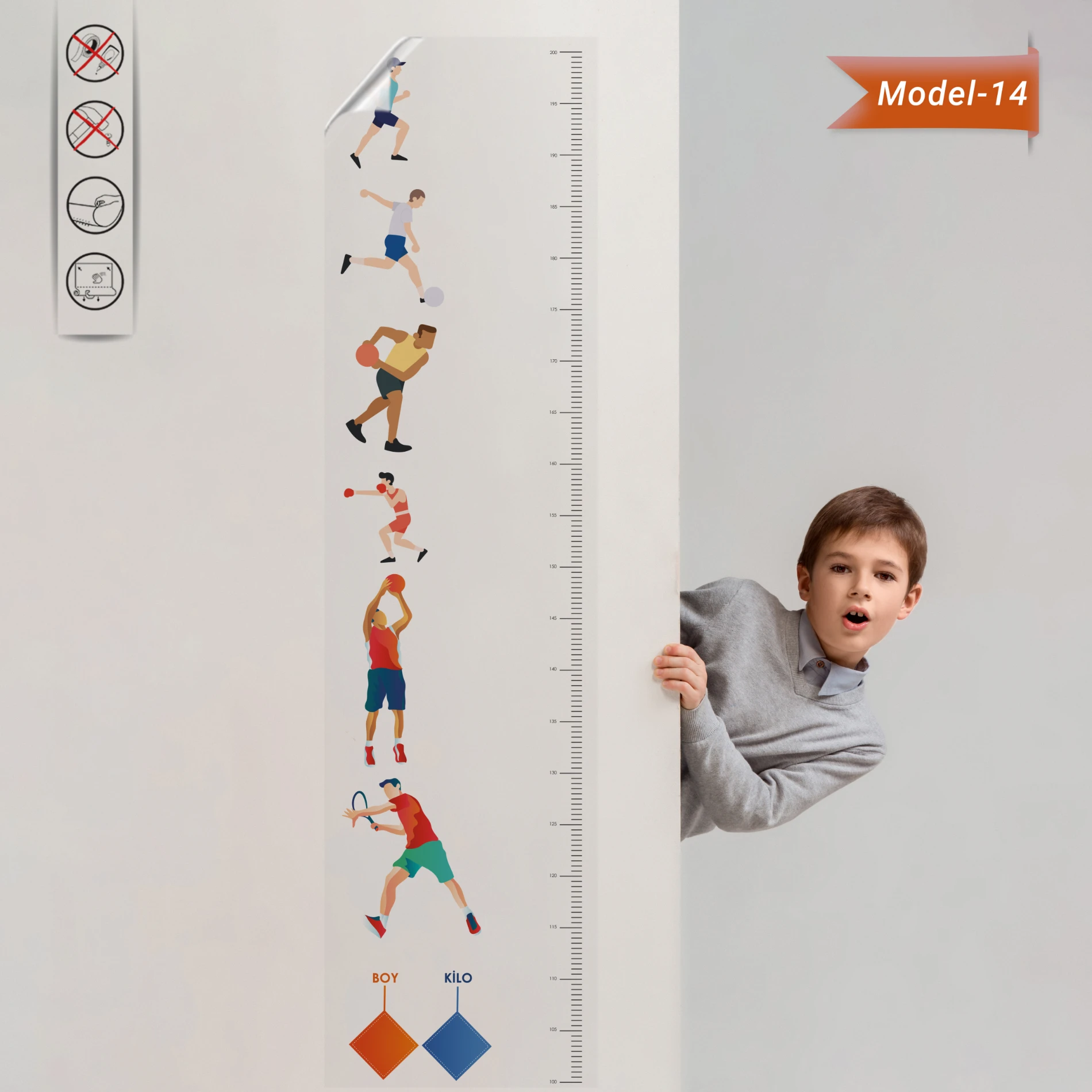 Statik Kağıt Boy Ölçer (Model-14)